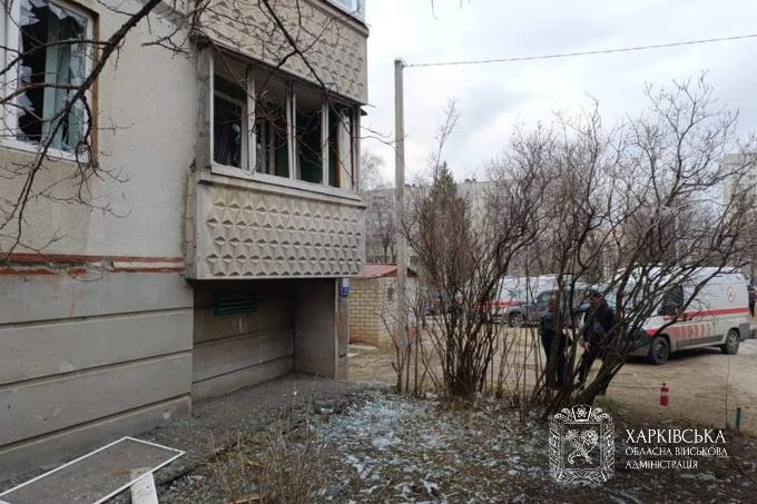 наслідки обстрілу харкова